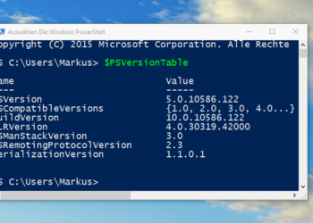 Windows PowerShell - Jetzt in Version 5
