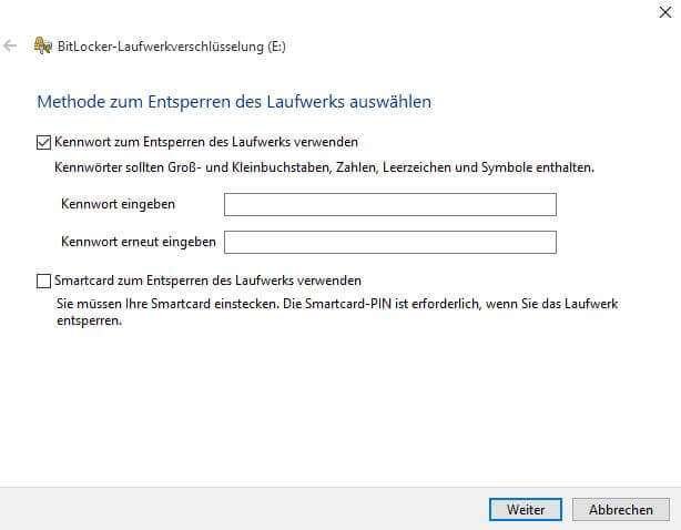 Bitlocker to Go anwenden! 14 Windows 10 - Bitlocker to Go aktivieren
