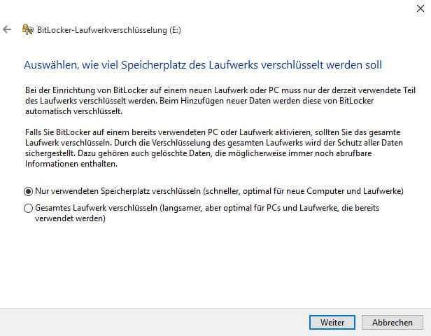 Bitlocker to Go anwenden! 16 Windows 10 - Bitlocker to Go konfigurieren