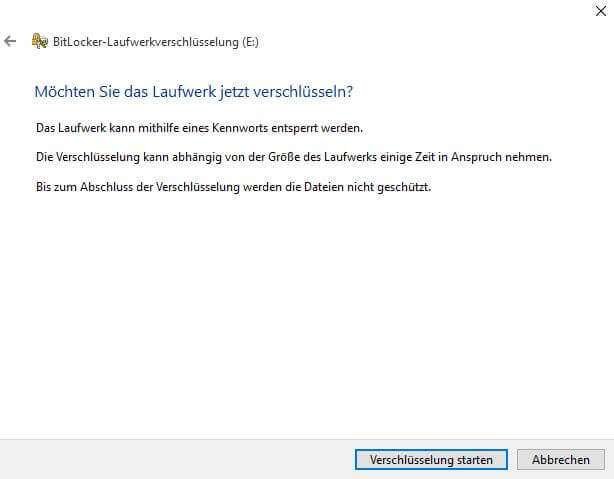 Bitlocker to Go anwenden! 17 Windows 10 - Bitlocker to Go konfigurieren