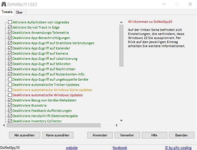 Datenschutzeinstellungen in Windows 10 ändern 1 Windows 10 Mitteilungsbedarf eindämmen!
