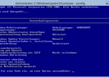 Server 2012 R2: Tool sconfig