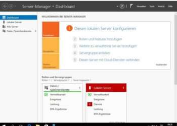 Windows Server 2016 - Installation - Deutsch - fertige Installation