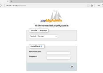 Zugriff auf die Datenbanken des MySQL-Servers mittel phpmyadmin