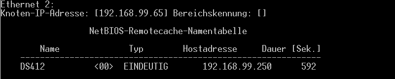 Windows Probleme mit der Namensauflösung 13 Namensaulösung - Anzeige NetBIOS Cache Tabelle