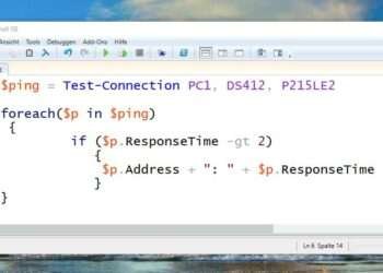 Netzwerkverbindung mit der PowerShell test