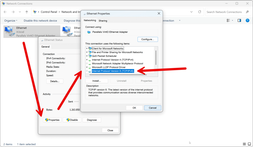 So kannst du in Windows IPv6 deaktivieren 14 IPv6 deaktivieren - Server 2025