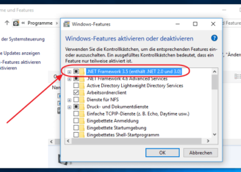 Installation des .NET Framwork 2.0