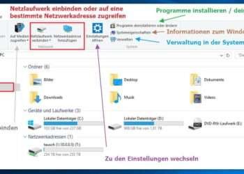 Mit dem Windows Explorer in Windows 10 administrative Aufgaben durchführen