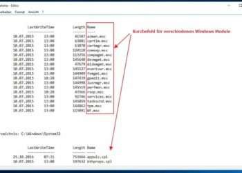 Alle Kurzbefehle mit der Windows PowerShell auflisten lassen