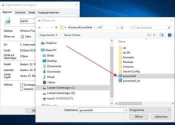 Windows PowerShell Script per Doppelklick ausführen