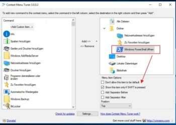 Kontextmenü in Windows individuell anpassen: Zusätzliche Optionen
