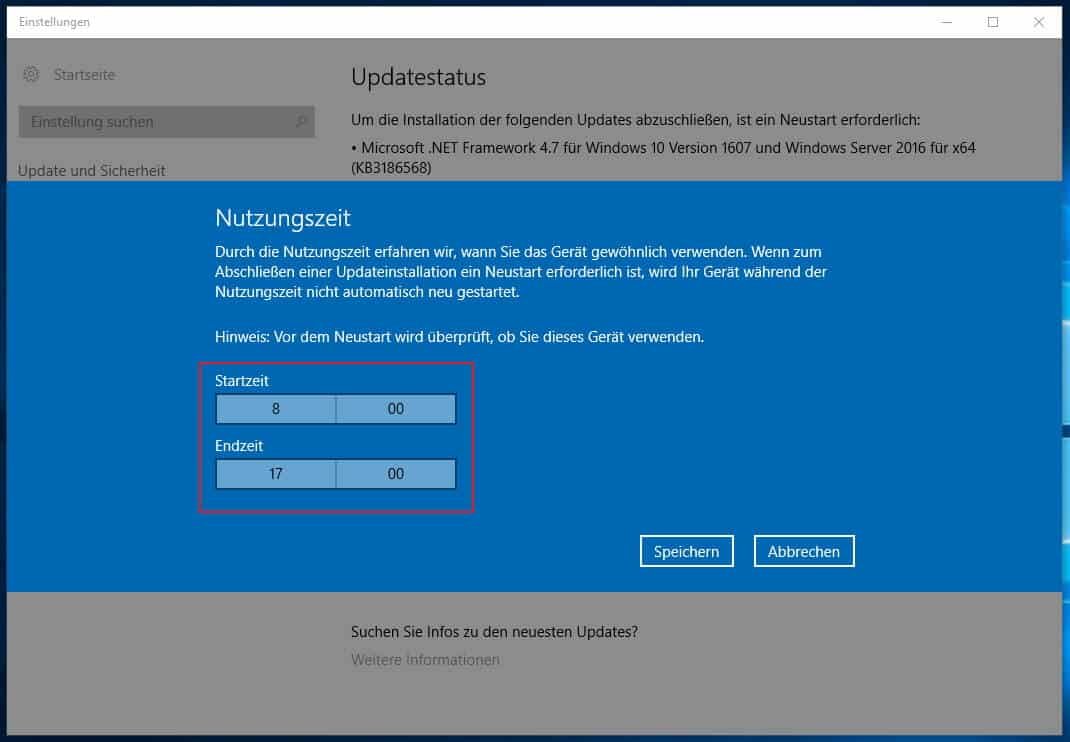 So konfiguriert man die Windows Updates 2 Mein Windows 10 startet plötzlich neu?