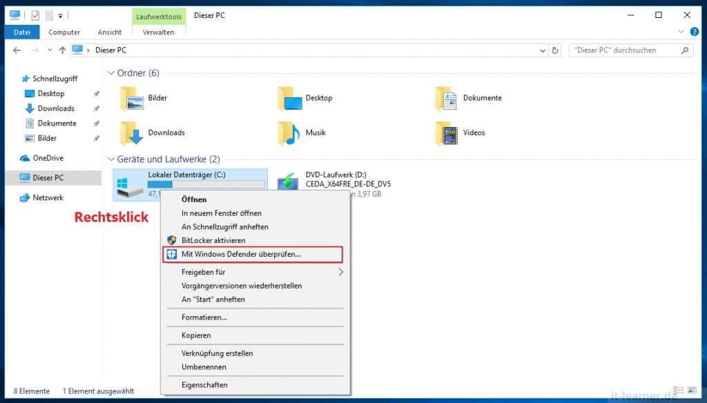 Mehr Windows Security mit dem Windows Defender 15 Mehr Windows Security mit dem Windows Defender Security Center: Überblick