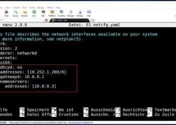 Im Linux Server 17.10 die Netzwerkschnittstelle konfigurieren: Mit netplan statische IP-Adresse konfigurieren