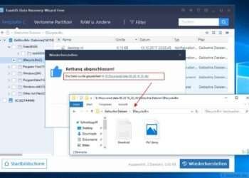 EaseUS Data Recovery Wizard - Gelöschte Dateien aus dem Papierkorb wiederherstellen
