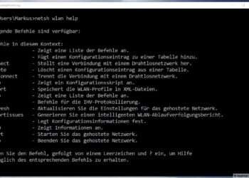 WLAN Einstellungen mit Hilfe der cmd und Netsh auslesen