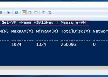 Ressourcenverbrauch der virtuellen Computer unter Hyper-V mit der PowerShell auslesen