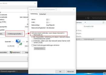 Windows 10 - WLAN Netzwerkadapter - Automatisch mit WLAN verbinden