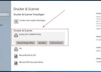Unter Windows 10 einen Netzwerkdrucker automatisch hinzufügen