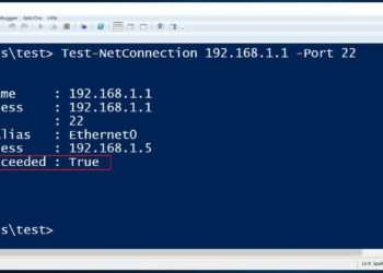 Mit der Windows PowerShell einen Port prüfen - TestNetConnection