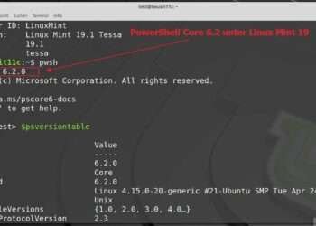 Windows PowerShell Core unter Linux installieren