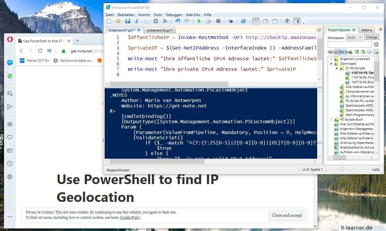 How To - Mit der PowerShell IP-Adresse anzeigen