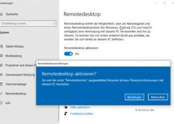 Win10 Remotedesktop Verbindung Zulassen Aktivieren