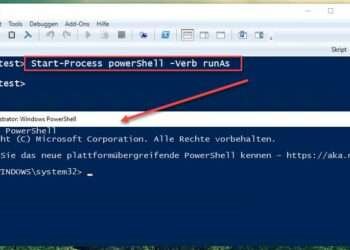 Ein Neues PowerShell Terminal Als Administrator öffnen