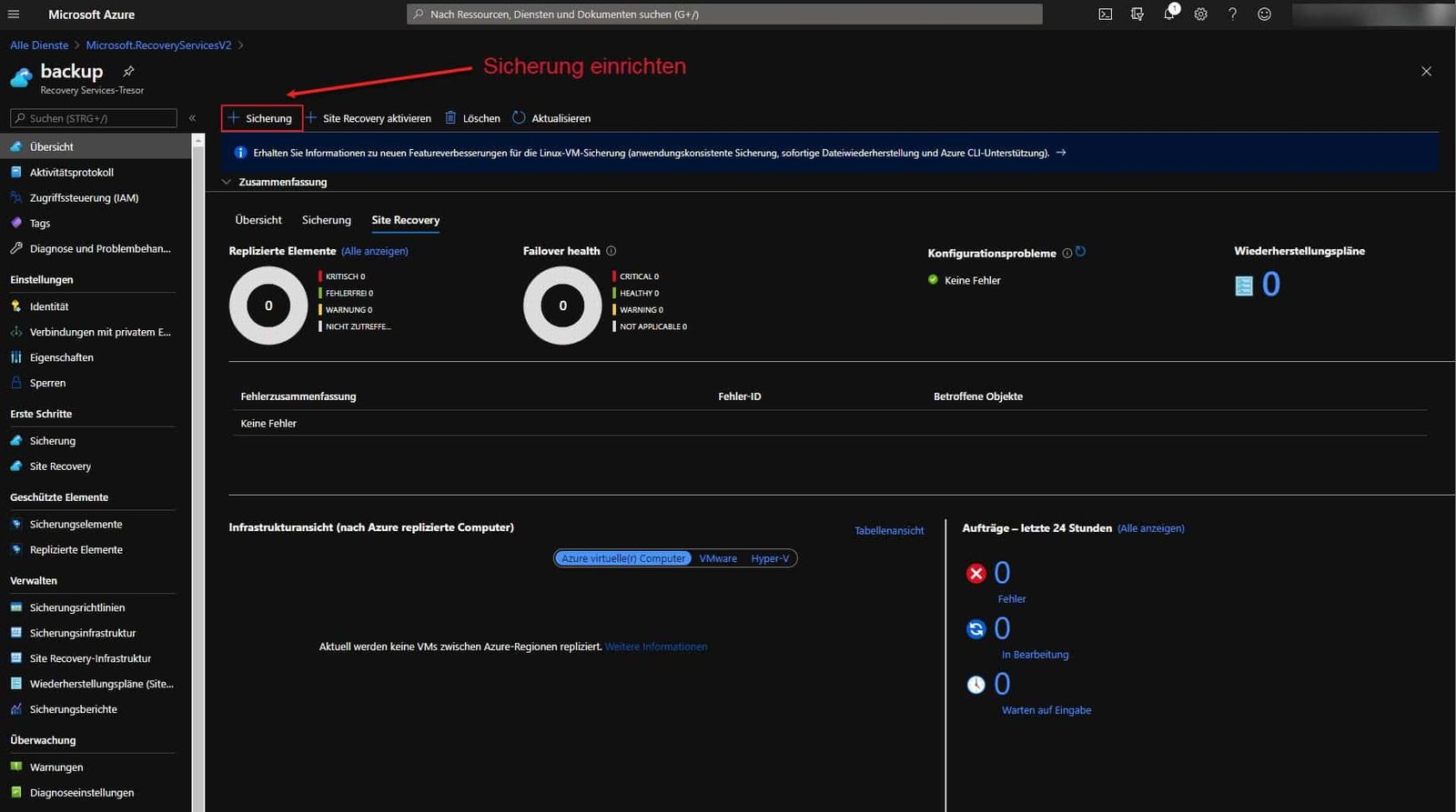 Was ist Azure Arc: Deine Brücke zwischen On-Premises und Cloud-Management 4 So kannst du eine Windows Azure-sicherung einrichten