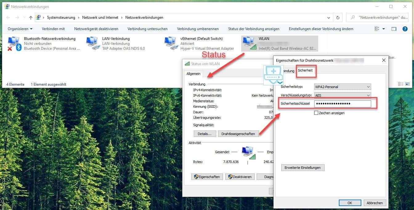 An Windows 10 ohne Passwort anmelden - so geht es! 1 Windows 10 WLAN Passwort anzeigen – so geht es