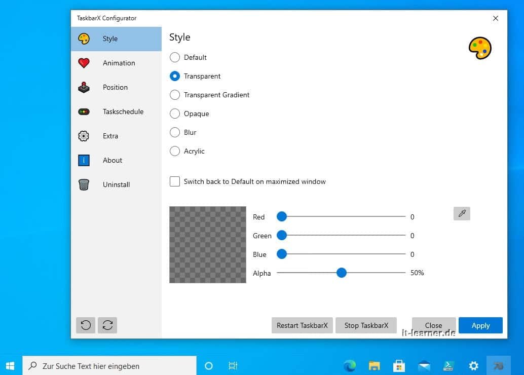 Wie kann man im Windows 11 die Taskleiste anpassen? 4 Windows Taskleiste zentrieren und transparent