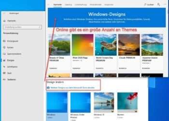 Unter Windows 10 Ein Neues Design Downloaden Und Installieren