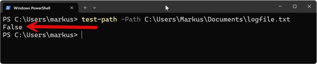 Per PowerShell prüfen, ob die Datei schon vorhanden ist 13 PowerShell prüfen ob Datei vorhanden
