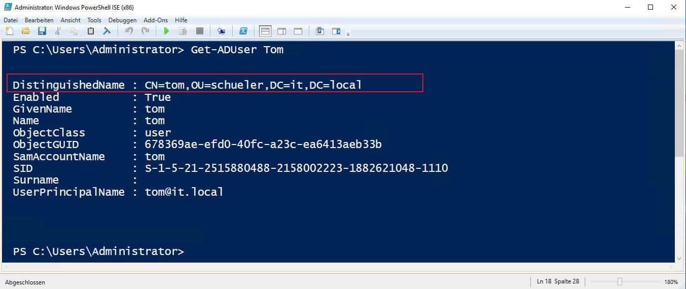 Per ADSI Editor Objekte in der Active Directory verwalten