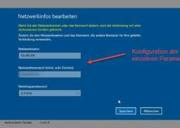 Unter Windows 10 Einen Mobilen Hotspot Einrichten SSID Und Passwort Vergabe