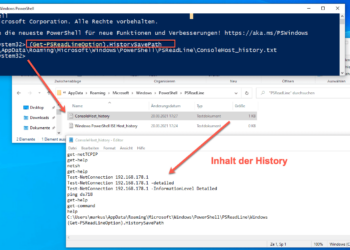 Die Windows Powershell History Aufrufen