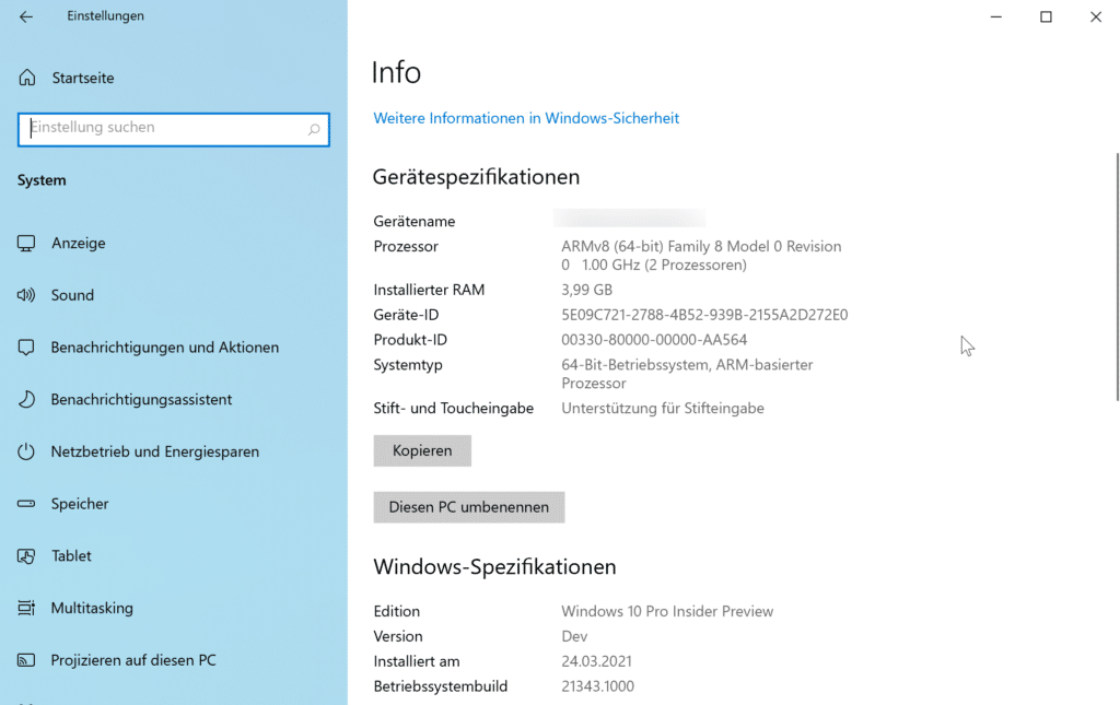 Mit der PowerShell RAM auslesen u. v. m. so geht es 6 Informationen zum installierten Windows System auslesen