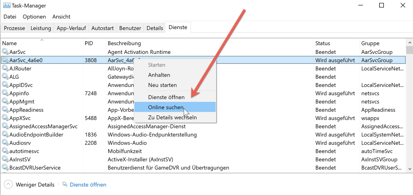 So kannst du in Windows Dienste starten und stoppen! 17 Den Status von Dienst unter Windows bearbeiten