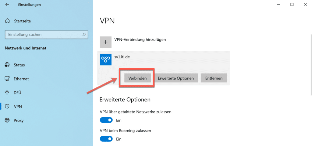 Remote Access Services im Windows Server 2025 7 windows 11 vpn verbindung auf desktop erstellen