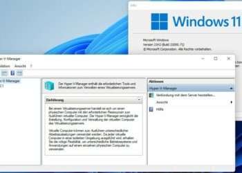 Windows 11 Fertig Hyper V Installation Hyper V Manager Starten
