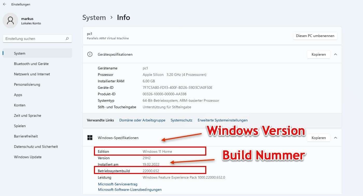 In Windows 11 lokales Konto anlegen – so wird es gemacht! 8 Welche Windows 11 Edition habe ich installiert?