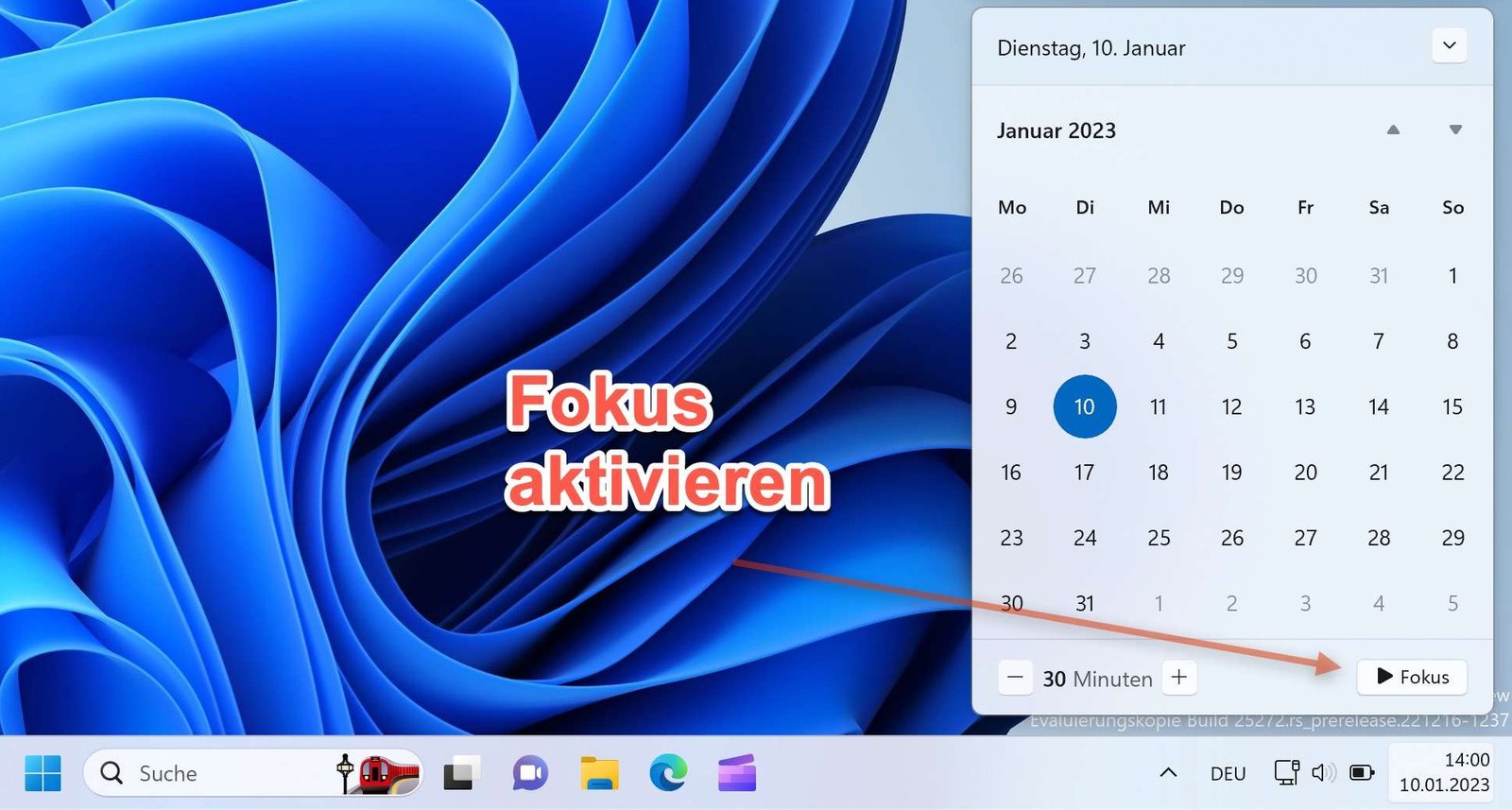 Wie kann man unter Windows 11 fokussiert arbeiten? 12 So aktiviert man unter Windows 11 den Fokus.