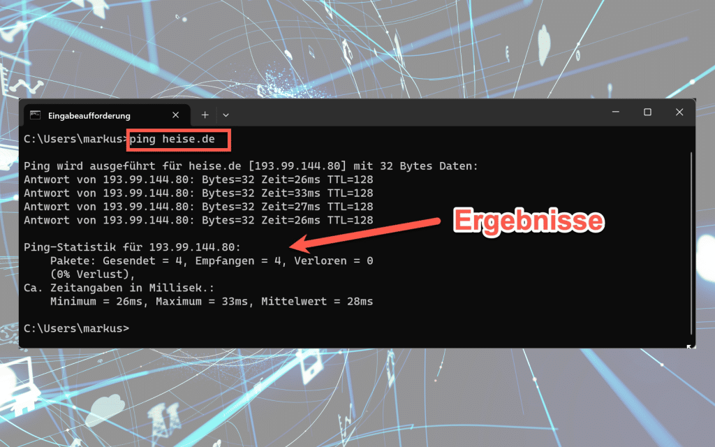 So kannst du mit der PowerShell die Netzwerkverbindung prüfen 14 Netzwerkverbindung mit dem Ping Test prüfen