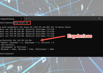 Ping Test durchführen