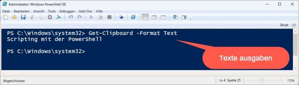 PowerShell Ausgabe in Zwischenablage speichern 13 PowerShell Clipboard
