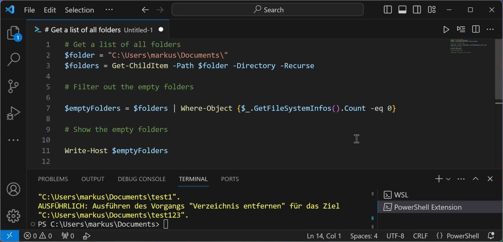 Per PowerShell leere Ordner finden und löschen » ITLEARNER