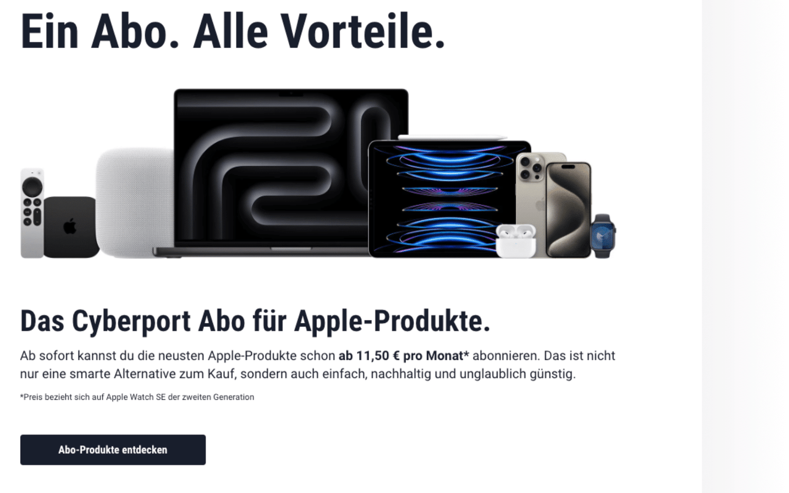 Wie kann ich mir ein MacBook mieten 