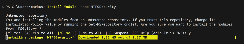 PowerShell Update Module - Wie geht das? 15 PowerShell Modul installieren und PowerShell update Module