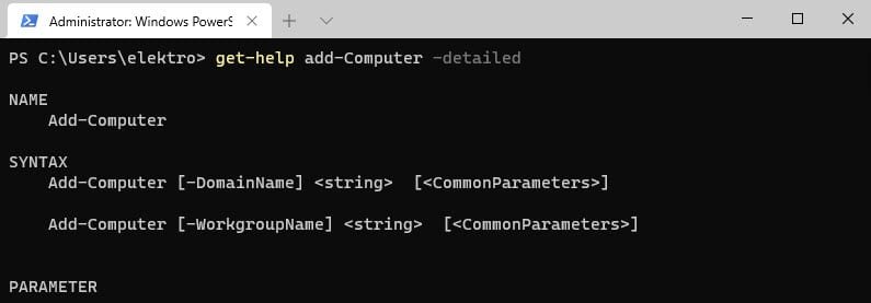 Computer per PowerShell zur Domäne hinzufügen 4 Computer per PowerShell zur Domäne hinzufügen